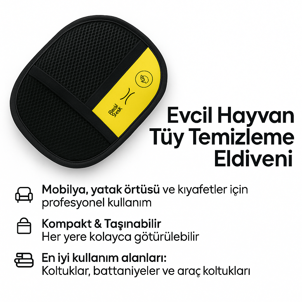 Petlix™ Tüy Temizleme Eldiveni